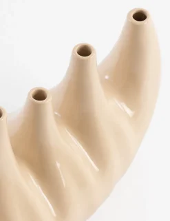 COCOmaison Elien vase H24cm - Beige Outlet