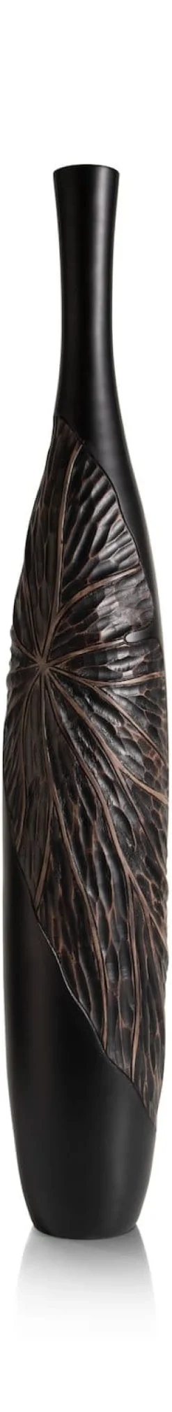 COCOmaison Faye vase H107cm - Noir Hot