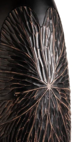 COCOmaison Faye vase H107cm - Noir Hot