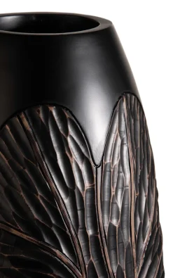 COCOmaison Faye vase H75cm - Noir Hot