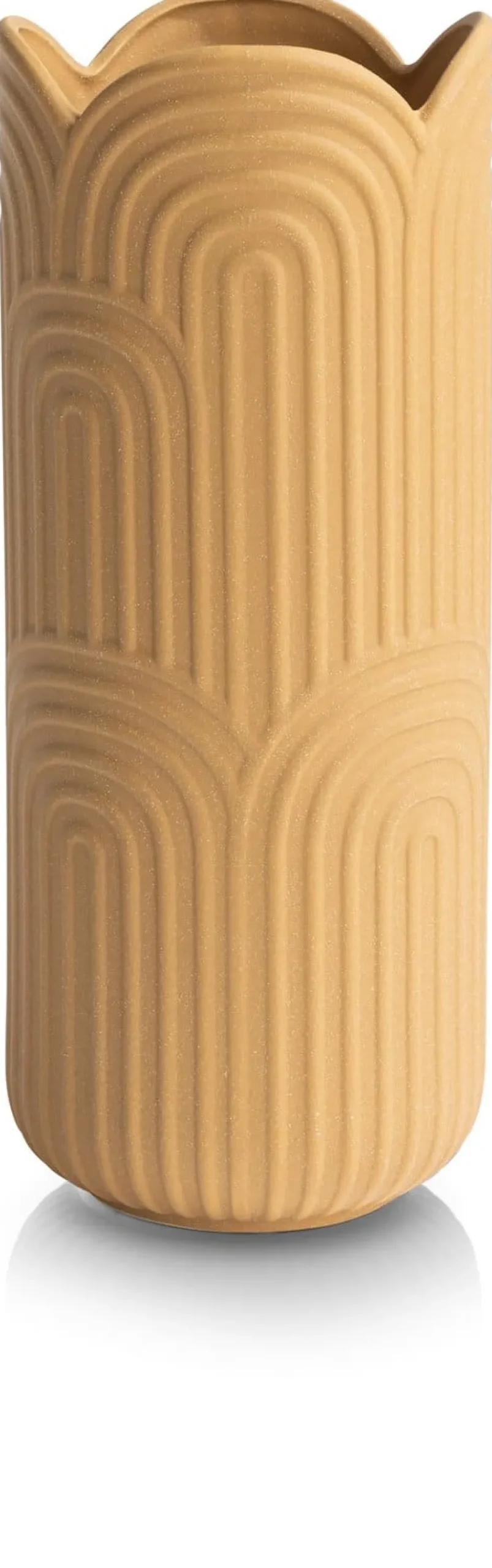 COCOmaison Gia vase H35cm - Ocre Clearance