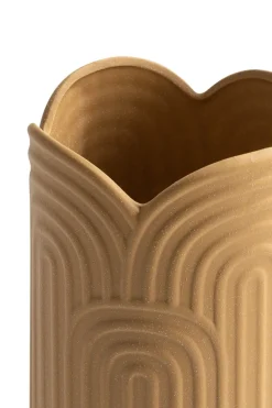 COCOmaison Gia vase H35cm - Ocre Clearance