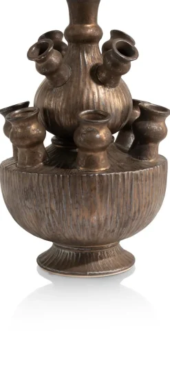 COCOmaison Golden Tulip vase H39cm - Or New