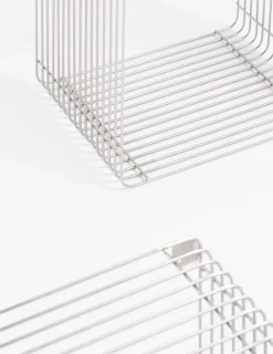 COCOmaison Gus jeu de 2 etagere murale H35-40cm - Argent Online