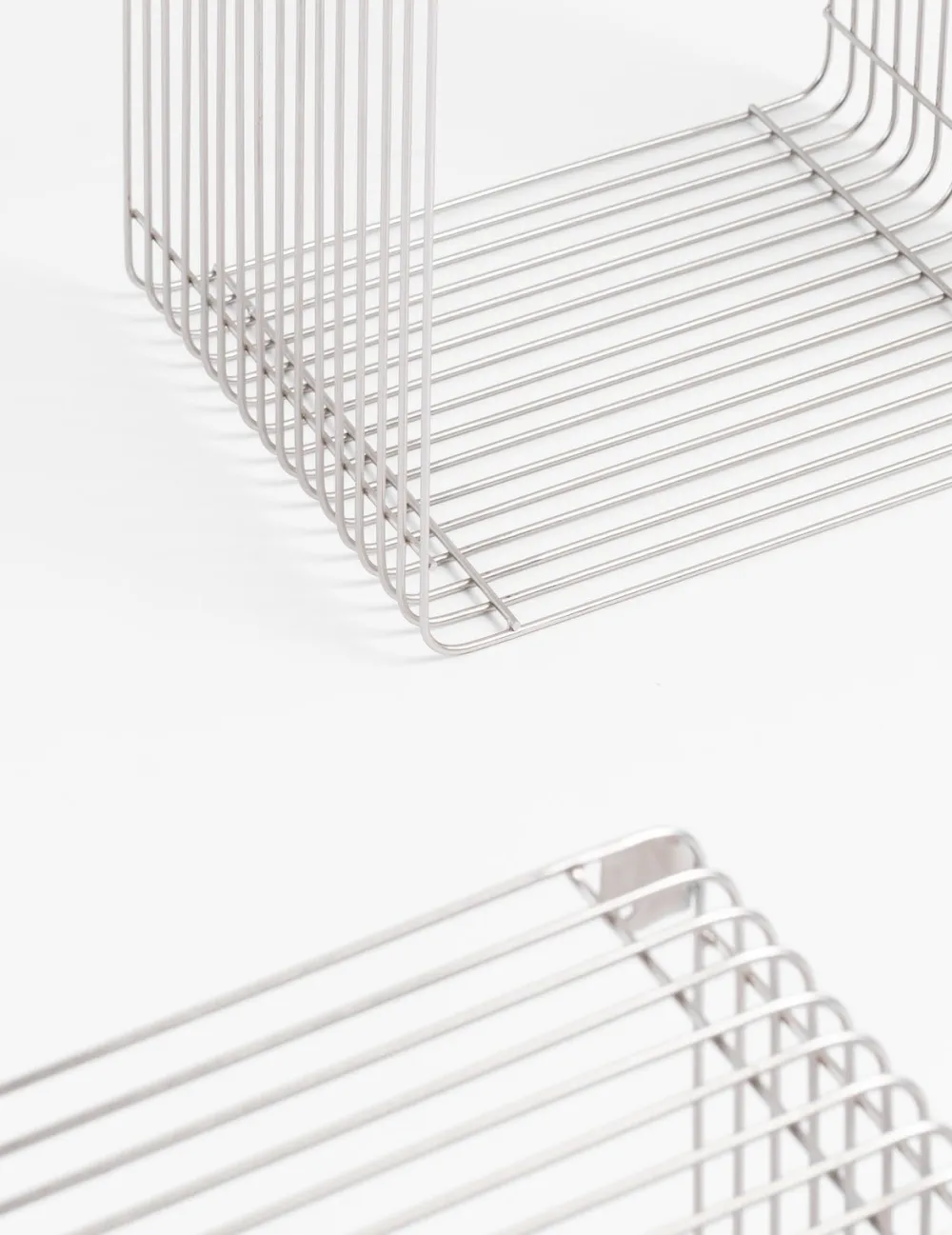 COCOmaison Gus jeu de 2 etagere murale H35-40cm - Argent Online