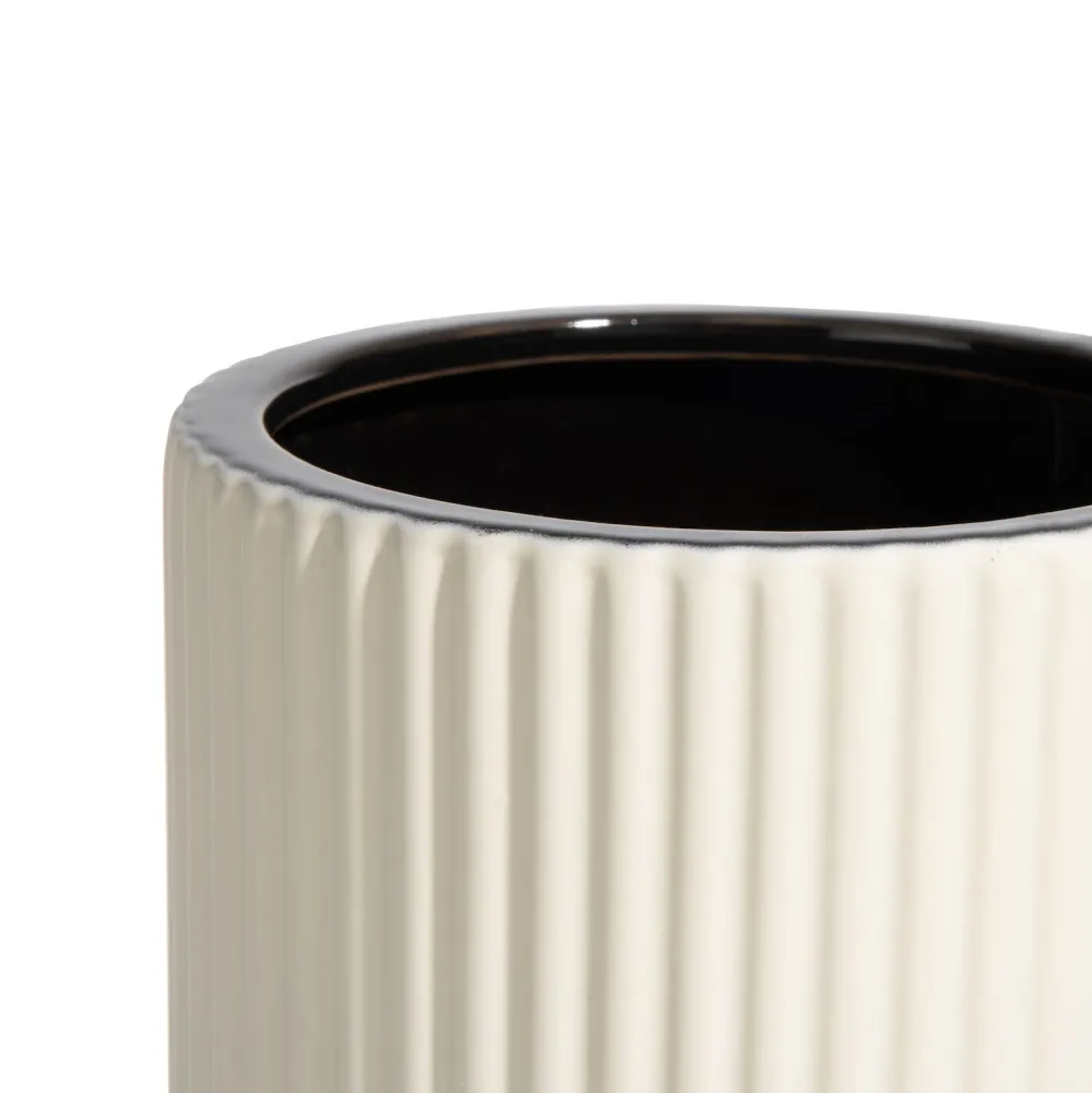 COCOmaison Haley vase H24cm - Blanc Sale