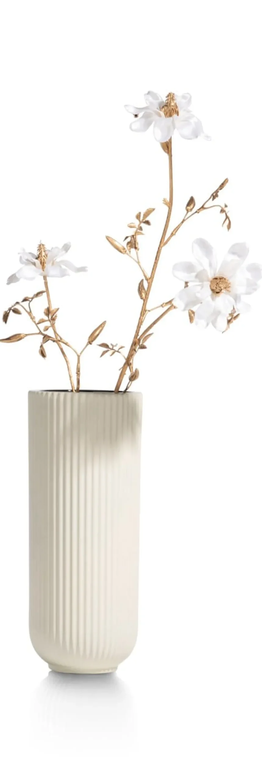 COCOmaison Haley vase H29cm - Blanc Hot