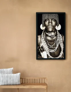 COCOmaison Hamar Woman tableau 75x125cm - Multicouleur Clearance