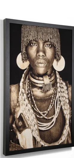 COCOmaison Hamar Woman tableau 75x125cm - Multicouleur Clearance