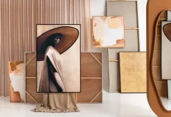 COCOmaison Holly tableau 90x140cm - Brun New