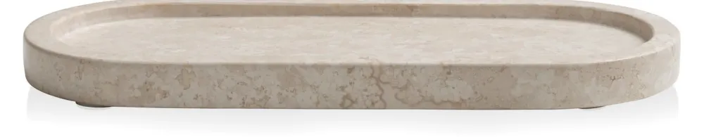 COCOmaison Idas plat 35x15cm - Couleur creme