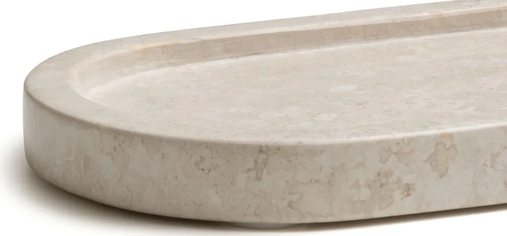 COCOmaison Idas plat 35x15cm - Couleur creme