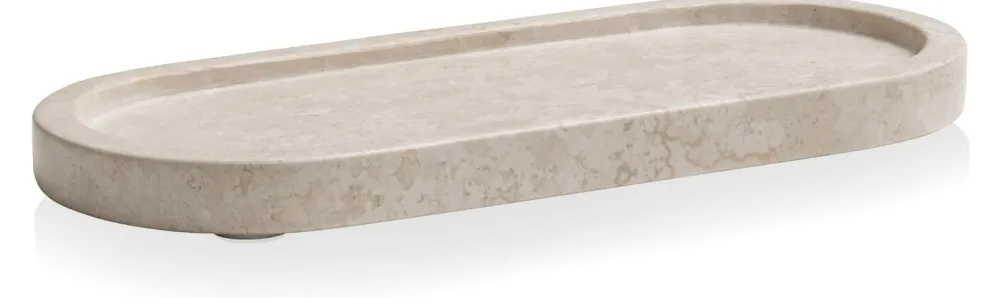 COCOmaison Idas plat 35x15cm - Couleur creme