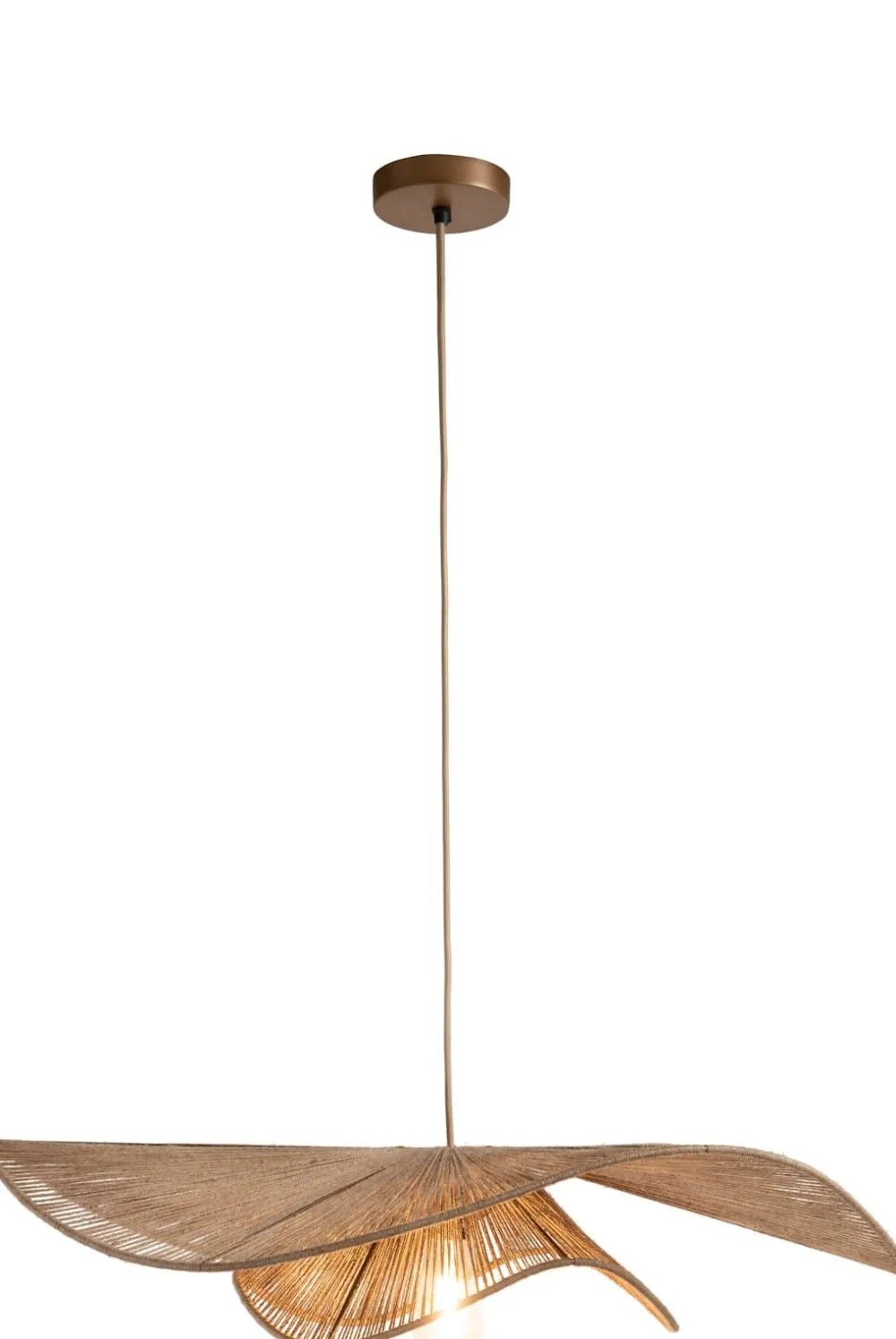 COCOmaison Iggy suspension 1*E27 D80cm - Naturel Hot