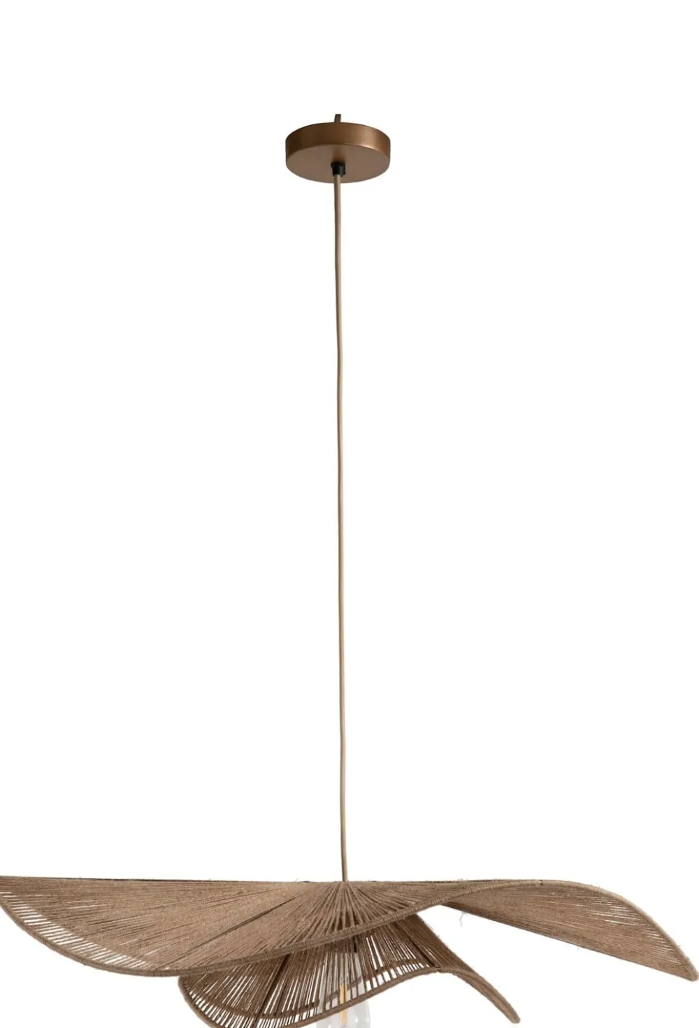 COCOmaison Iggy suspension 1*E27 D80cm - Naturel Hot
