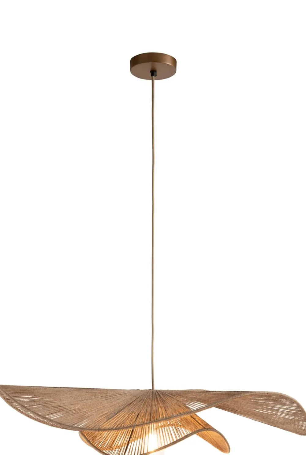 COCOmaison Iggy suspension 1*E27 D80cm - Naturel Hot
