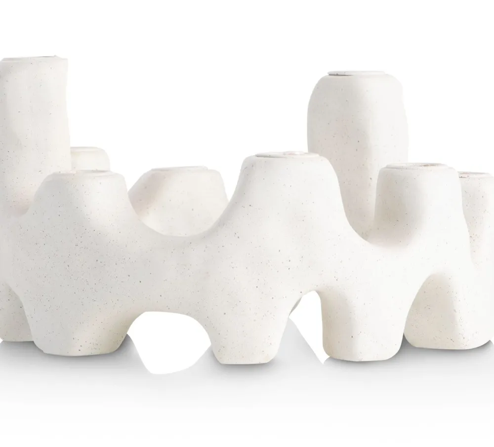 COCOmaison Jet bougeoir H14,5cm - Blanc Sale