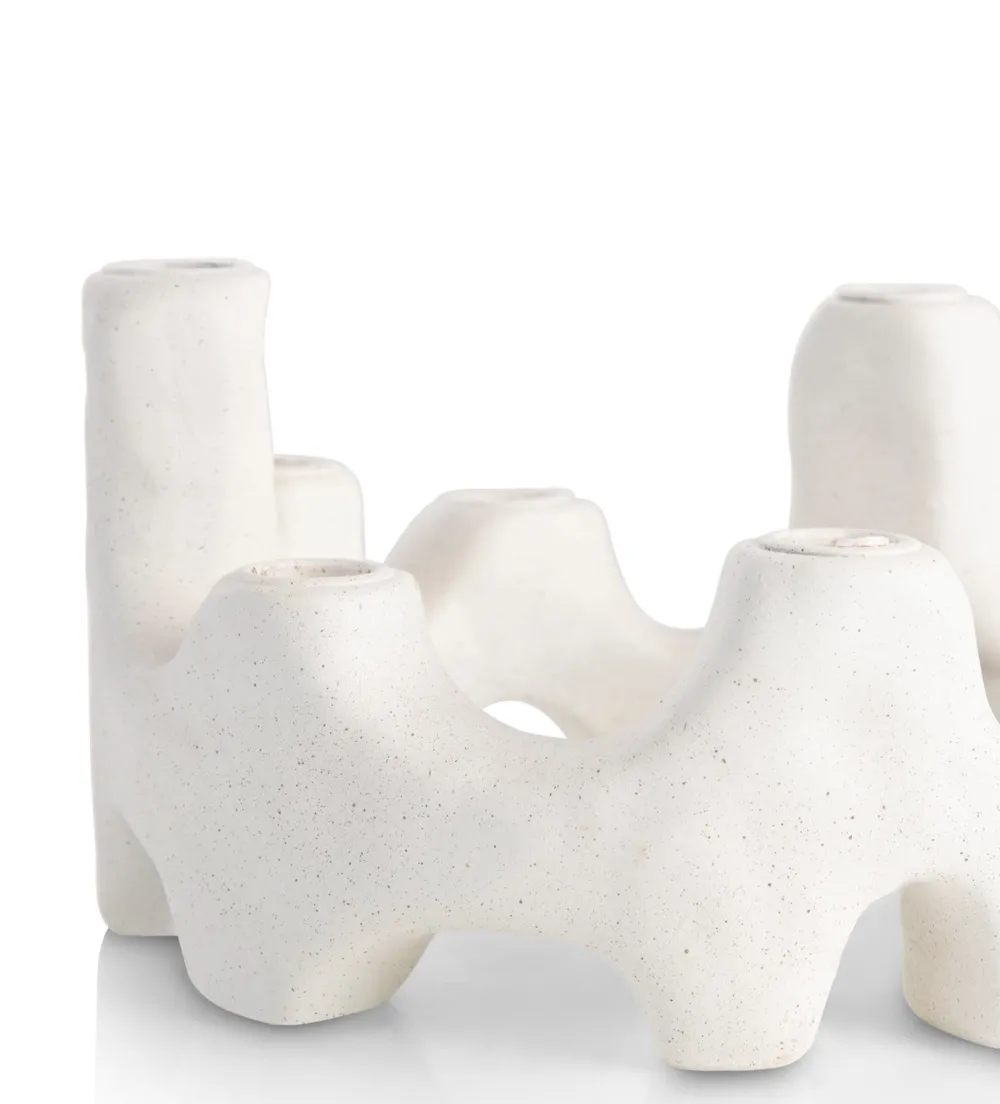 COCOmaison Jet bougeoir H14,5cm - Blanc Sale