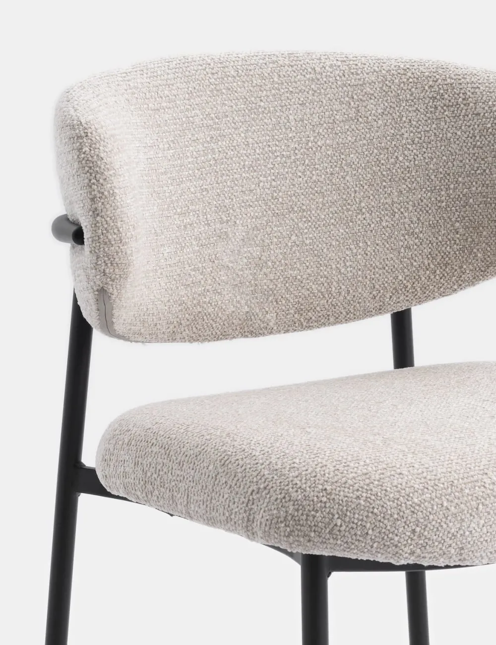 COCOmaison Jona chaise de salle a manger - Creme Sale