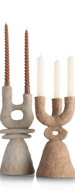 COCOmaison June bougeoir H27cm - Brun New