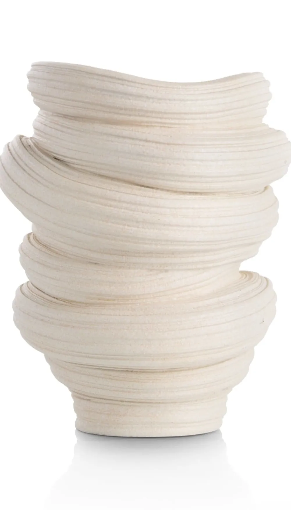 COCOmaison Juul vase H32,6cm - Couleur creme Best