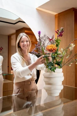 COCOmaison Juul vase H32,6cm - Couleur creme Best