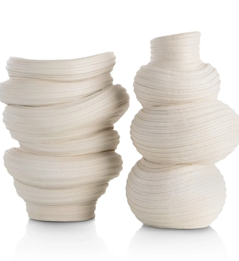 COCOmaison Juul vase H32,6cm - Couleur creme Best