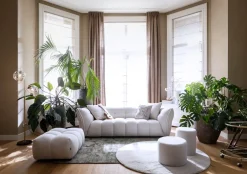 COCOmaison Kay pouf H35cm - Couleur creme Sale