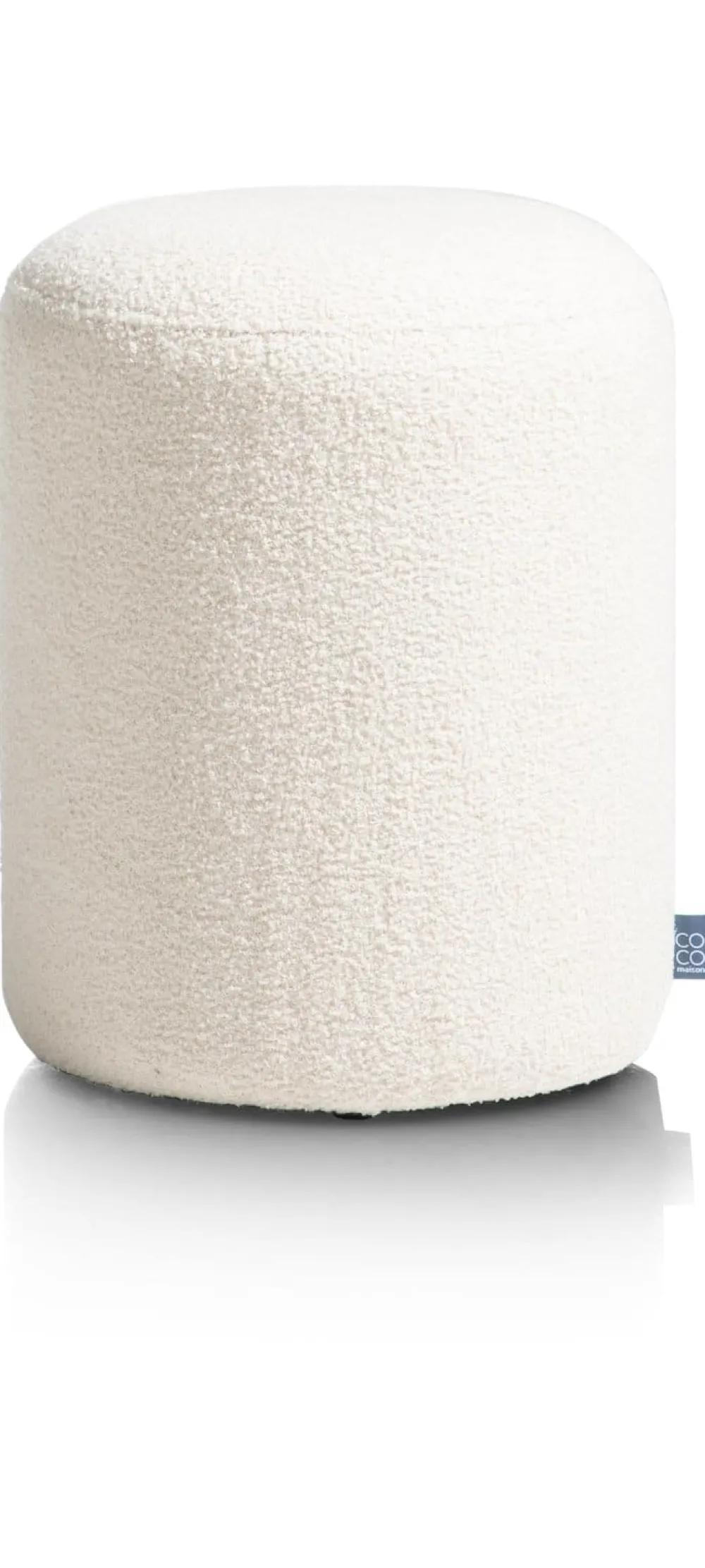 COCOmaison Kelly pouf H45cm - Couleur creme Outlet