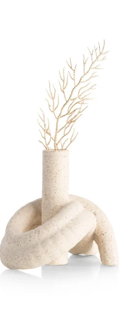 COCOmaison Kiki vase H13,5cm - Beige Sale