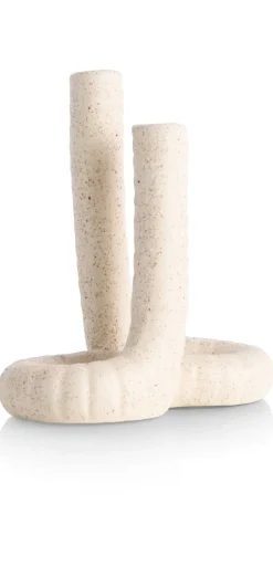 COCOmaison Kiki vase H17cm - Beige Sale
