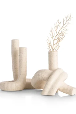 COCOmaison Kiki vase H17cm - Beige Sale