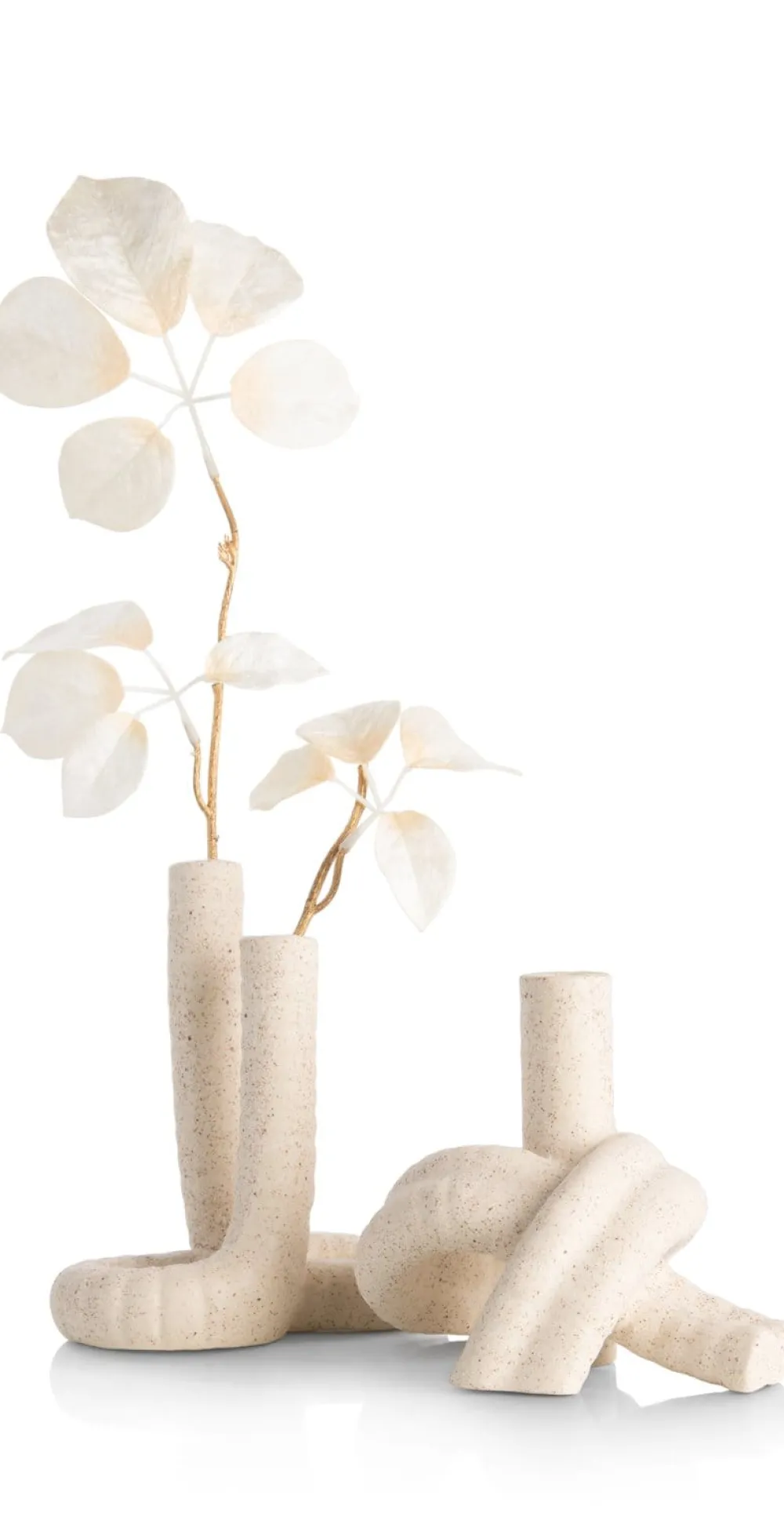COCOmaison Kiki vase H17cm - Beige Sale