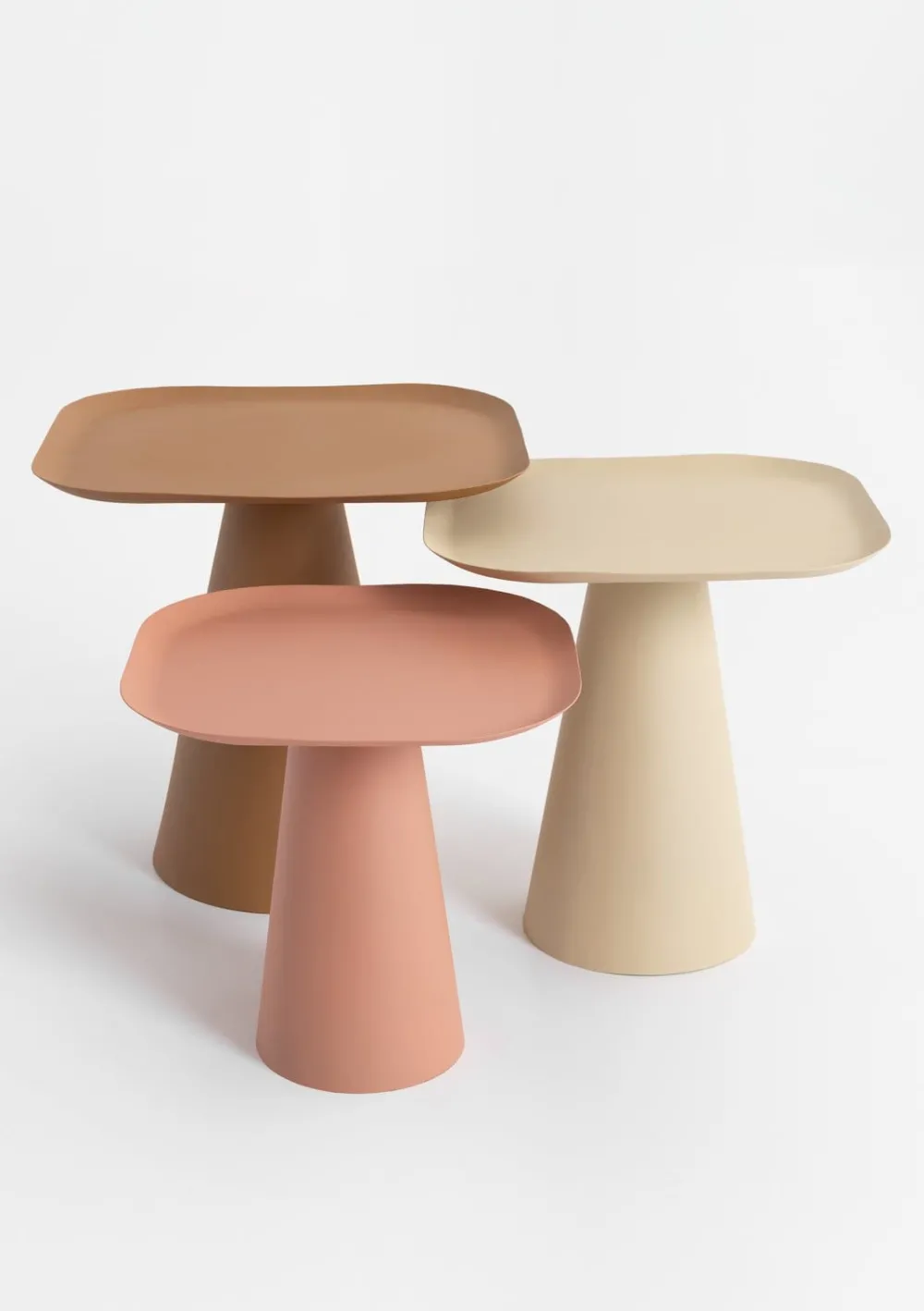 COCOmaison Leah table d'appoint H46cm - Couleur creme Hot