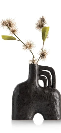 COCOmaison Lina vase H21cm - Noir Best