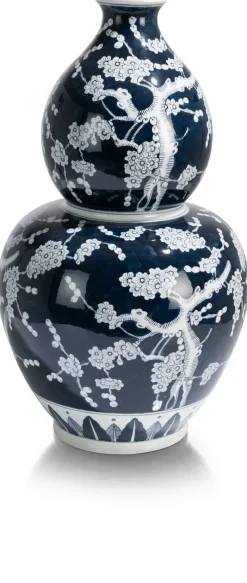 COCOmaison Ling vase H61cm - Bleu Clearance
