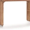 COCOmaison Lino console 120cm - Brun Outlet