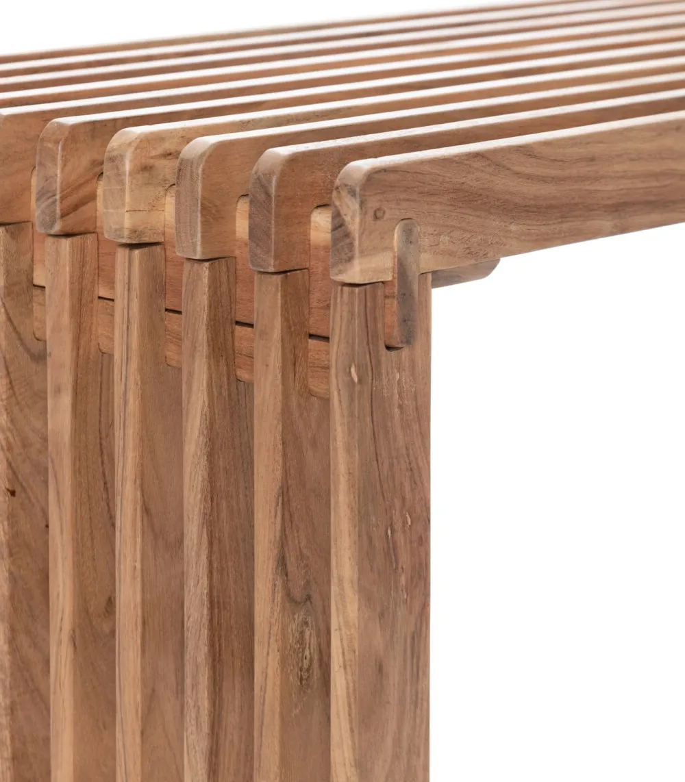 COCOmaison Lino console 120cm - Brun Outlet