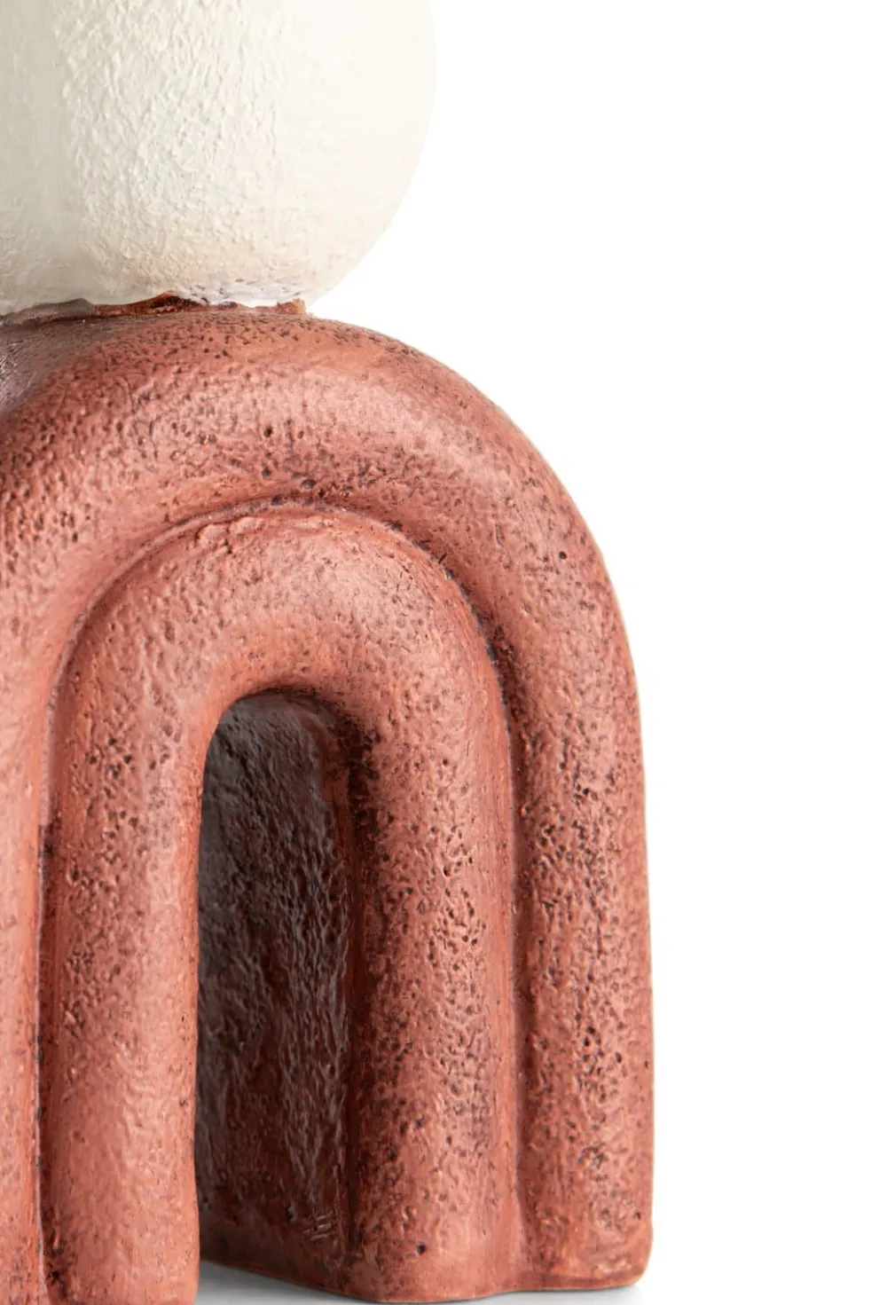 COCOmaison Lot bougeoir H15,5cm - brun Discount