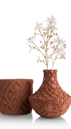 COCOmaison Maeve vase H33cm - Terracotta New