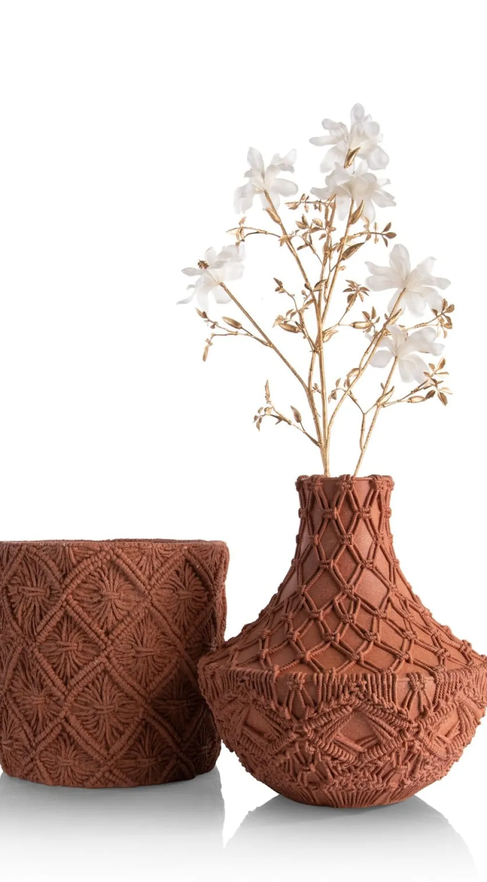 COCOmaison Maeve vase H33cm - Terracotta New