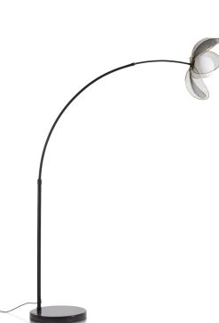 COCOmaison Magnolia lampadaire H185cm 1*E14 - Noir