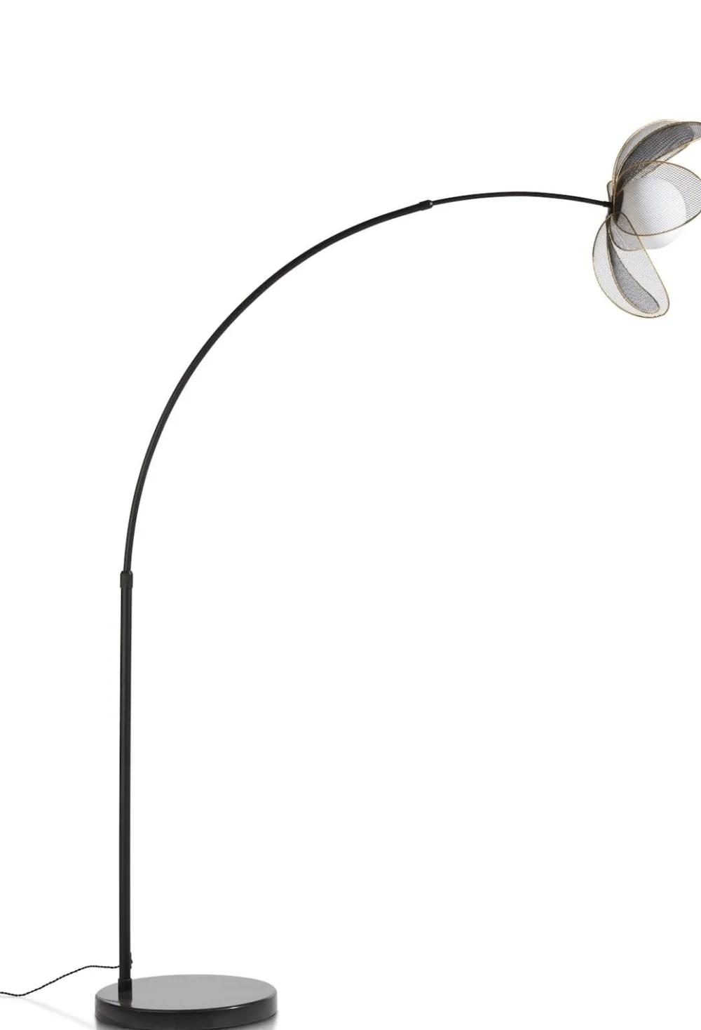 COCOmaison Magnolia lampadaire H185cm 1*E14 - Noir