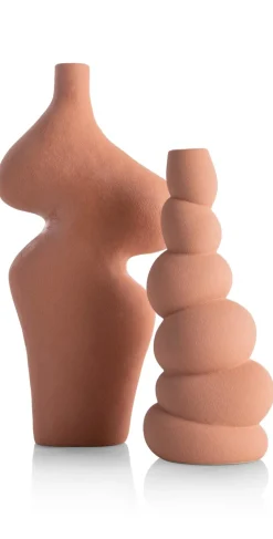 COCOmaison Maria bougeoir H23,5cm - Terracotta Discount