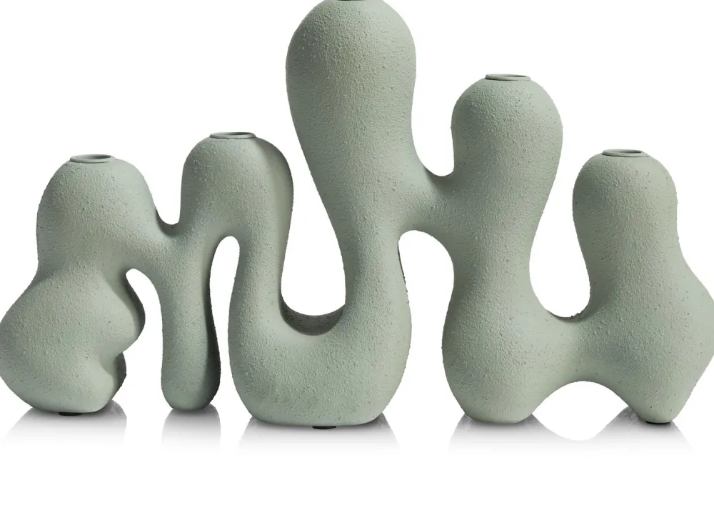 COCOmaison Mees bougeoir H25cm - Vert Outlet