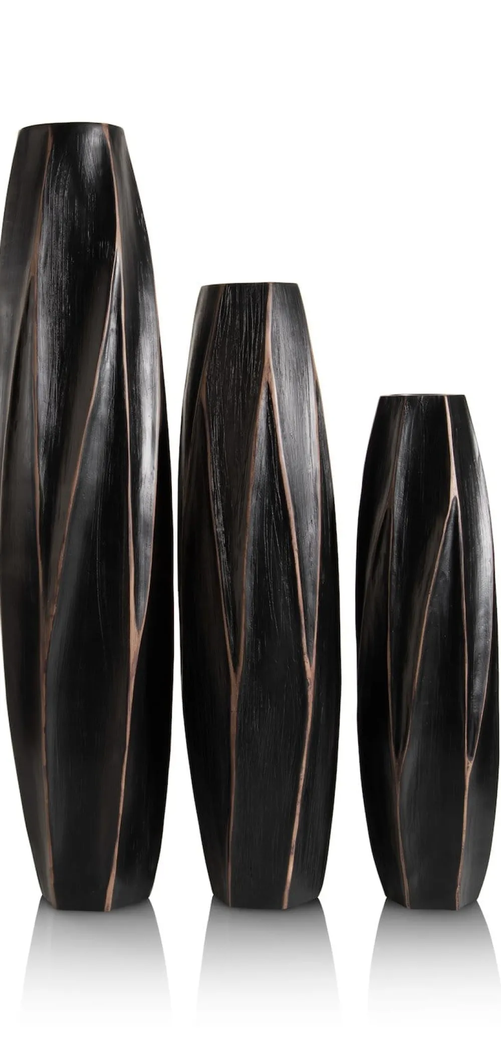 COCOmaison Merle vase H52cm - Noir Online