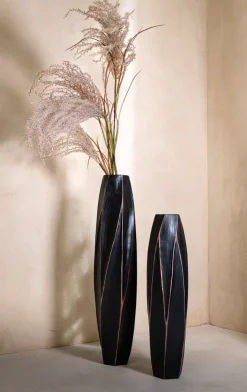 COCOmaison Merle vase H63cm - Noir Online