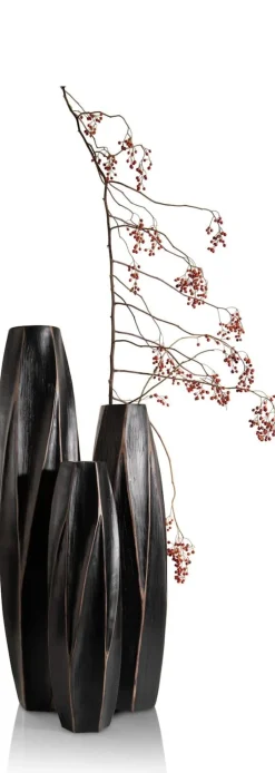 COCOmaison Merle vase H63cm - Noir Online