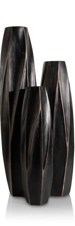 COCOmaison Merle vase H63cm - Noir Online