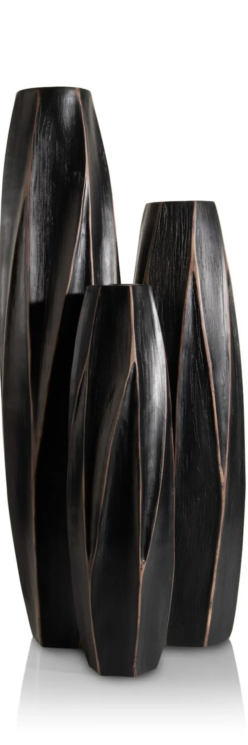 COCOmaison Merle vase H63cm - Noir Online